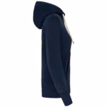 Vintage damessweater met rits en capuchon, vintage navy — productfoto 2
