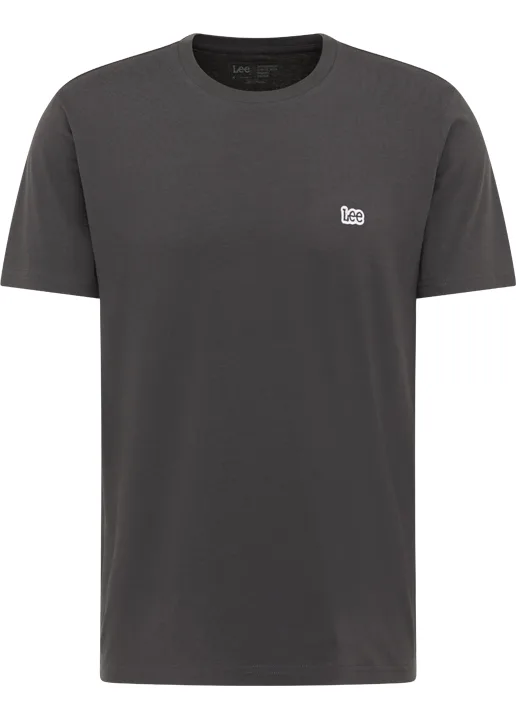 PS_L60U_BLACKWASHED - Hidalgo-werbeartikel T-shirt Patch Logo Lee, black washed — productfoto 5