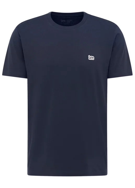 PS_L60U_NAVY - Hidalgo-werbeartikel T-shirt Patch Logo Lee, navy — productfoto 6