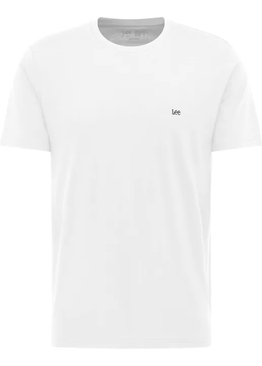 PS_L60U_WHITE - Hidalgo-werbeartikel T-shirt Patch Logo Lee, white — productfoto 7