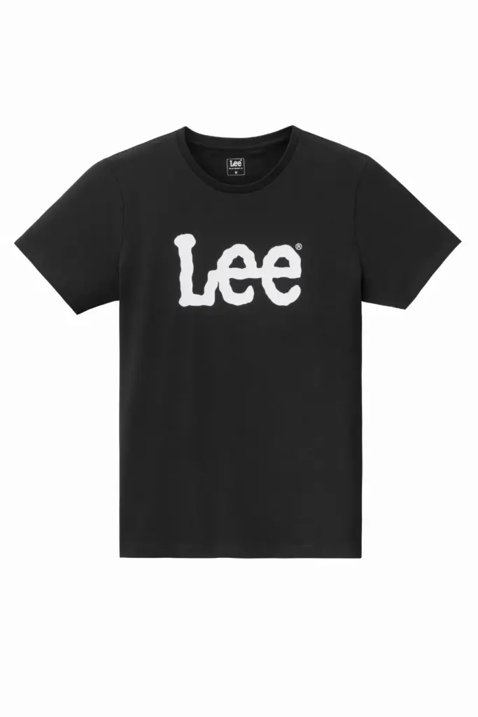 PS_L65_BLACK - Hidalgo-werbeartikel T-shirt Logo Lee, black — productfoto 5