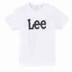 PS_L65_WHITE - Hidalgo-werbeartikel T-shirt Logo Lee, white — productfoto 7