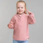 Kinderfleece met1/4 rits