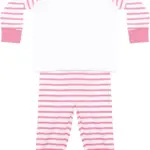 Gestreepte pyjama, pink / white — productfoto 5