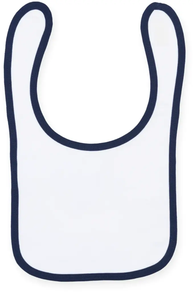Slabbetje, white / navy — productfoto 16
