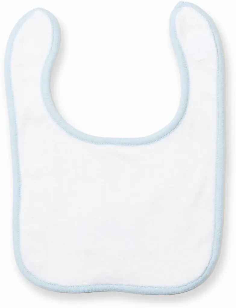 Slabbetje, white / pale blue — productfoto 4