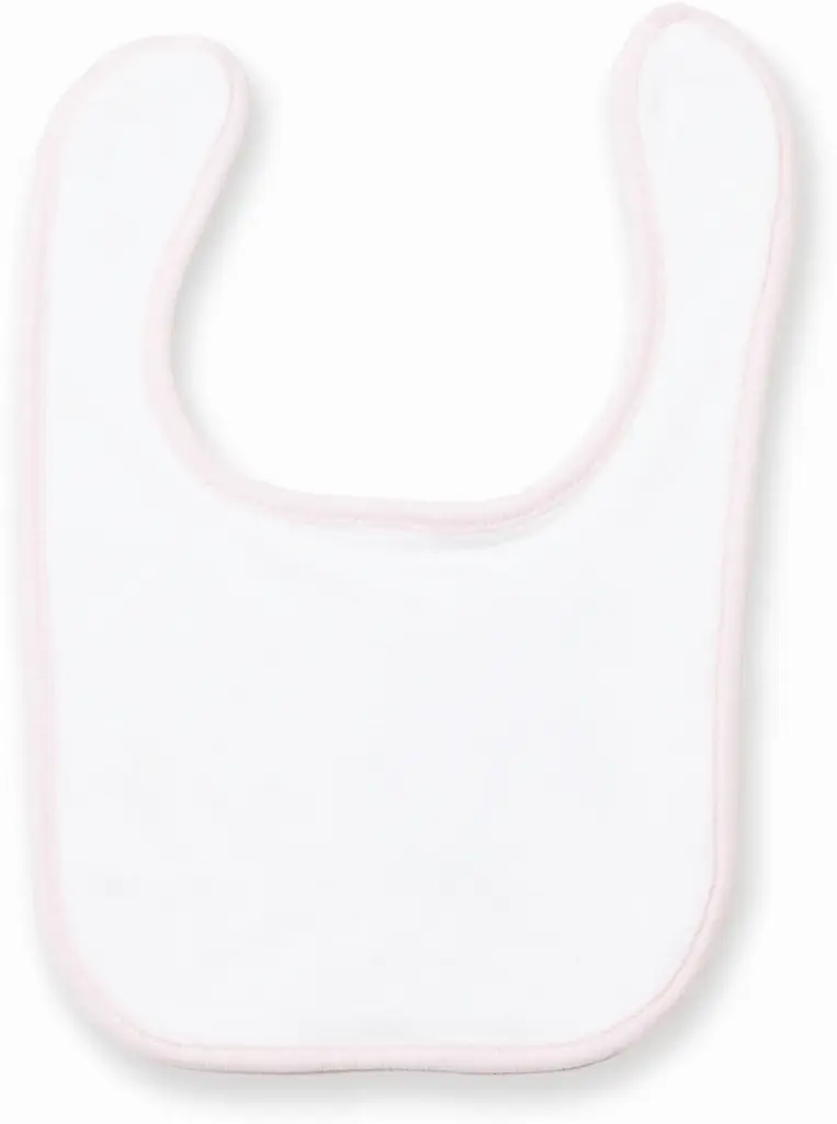 Slabbetje, white / pale pink — productfoto 5
