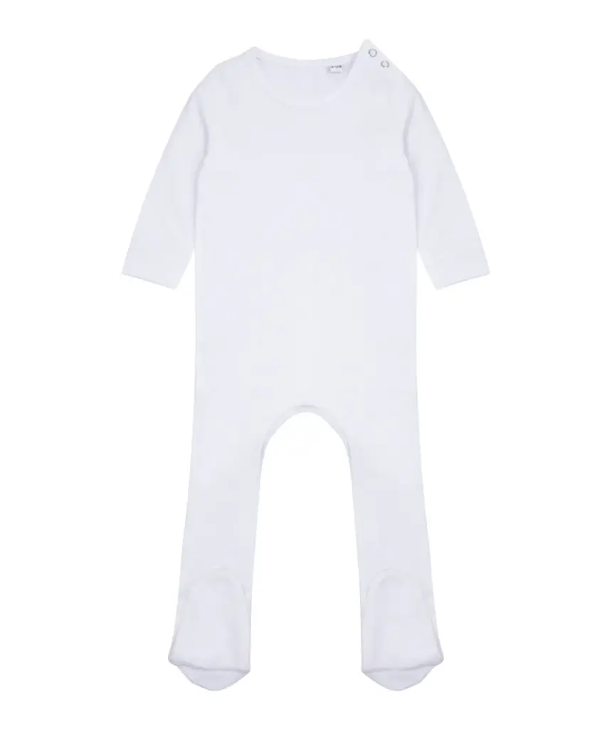 Pyjama met lange mouwen van biologisch katoen, white — productfoto 4