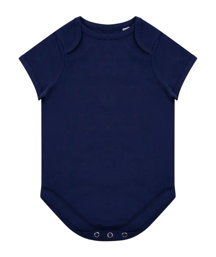 Body met korte mouwen van biologisch katoen, navy — productfoto 6