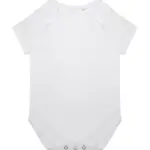Body met korte mouwen van biologisch katoen, white — productfoto 7