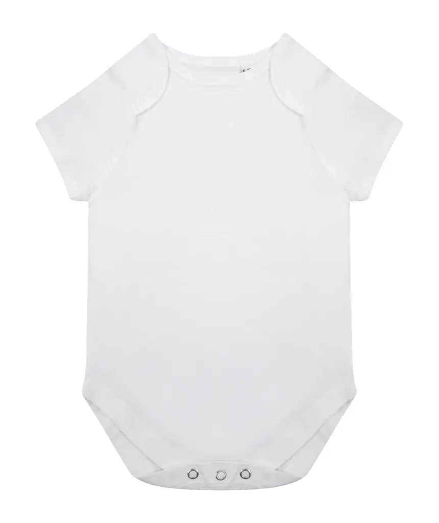 Body met korte mouwen van biologisch katoen, white — productfoto 7