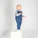 LW750_2025 - Hidalgo-werbeartikel Jeansjasje met capuchon voor kinderen