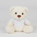 PS_MM030_CREAM - Hidalgo-werbeartikel Teddybeer met T-shirt, cream — productfoto 6