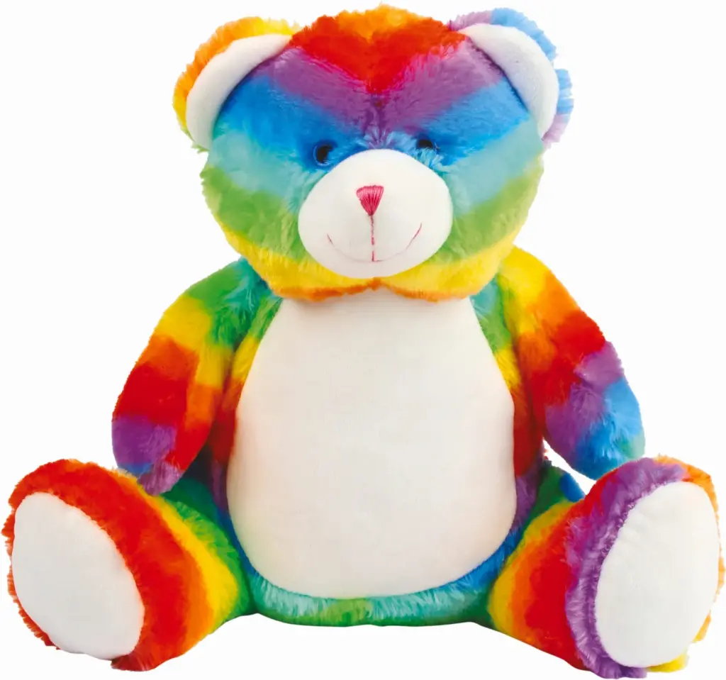 Regenboogbeer met rits