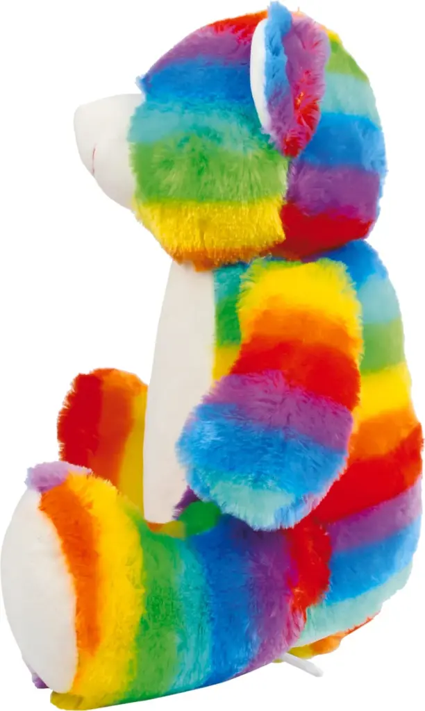 MM555-3_2018 - Hidalgo-werbeartikel Regenboogbeer met rits — productfoto 3