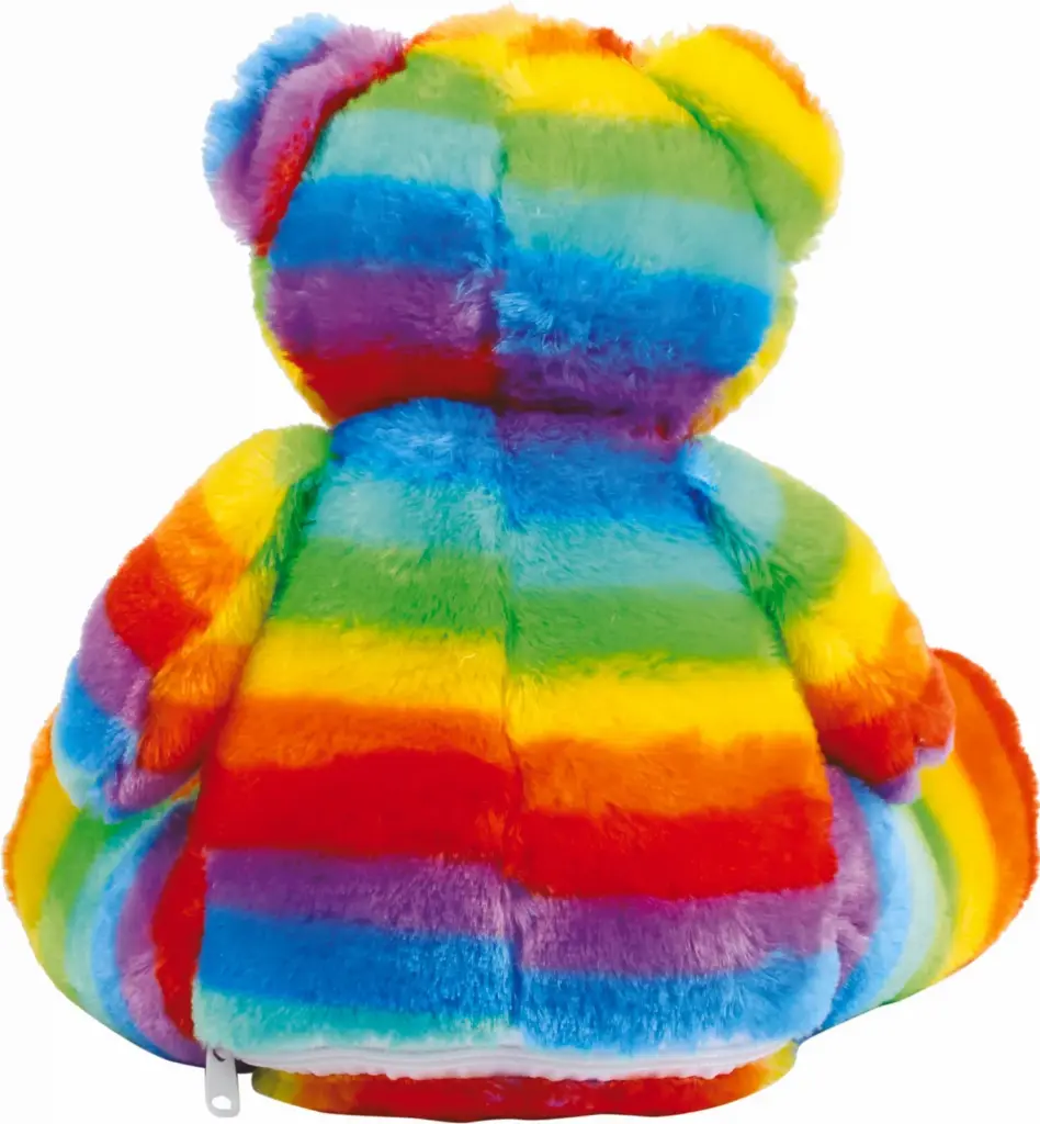 MM555-4_2018 - Hidalgo-werbeartikel Regenboogbeer met rits — productfoto 4