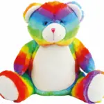 Regenboogbeer met rits, multi — productfoto 5