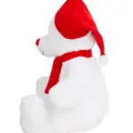 Kerstbeer met rits, white / red — productfoto 3