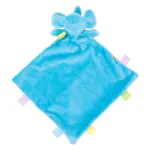 Veelkleurig plat knuffeldoekje olifant — productfoto 2