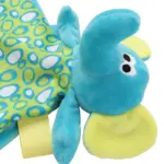 Veelkleurig plat knuffeldoekje olifant, multicolour — productfoto 3
