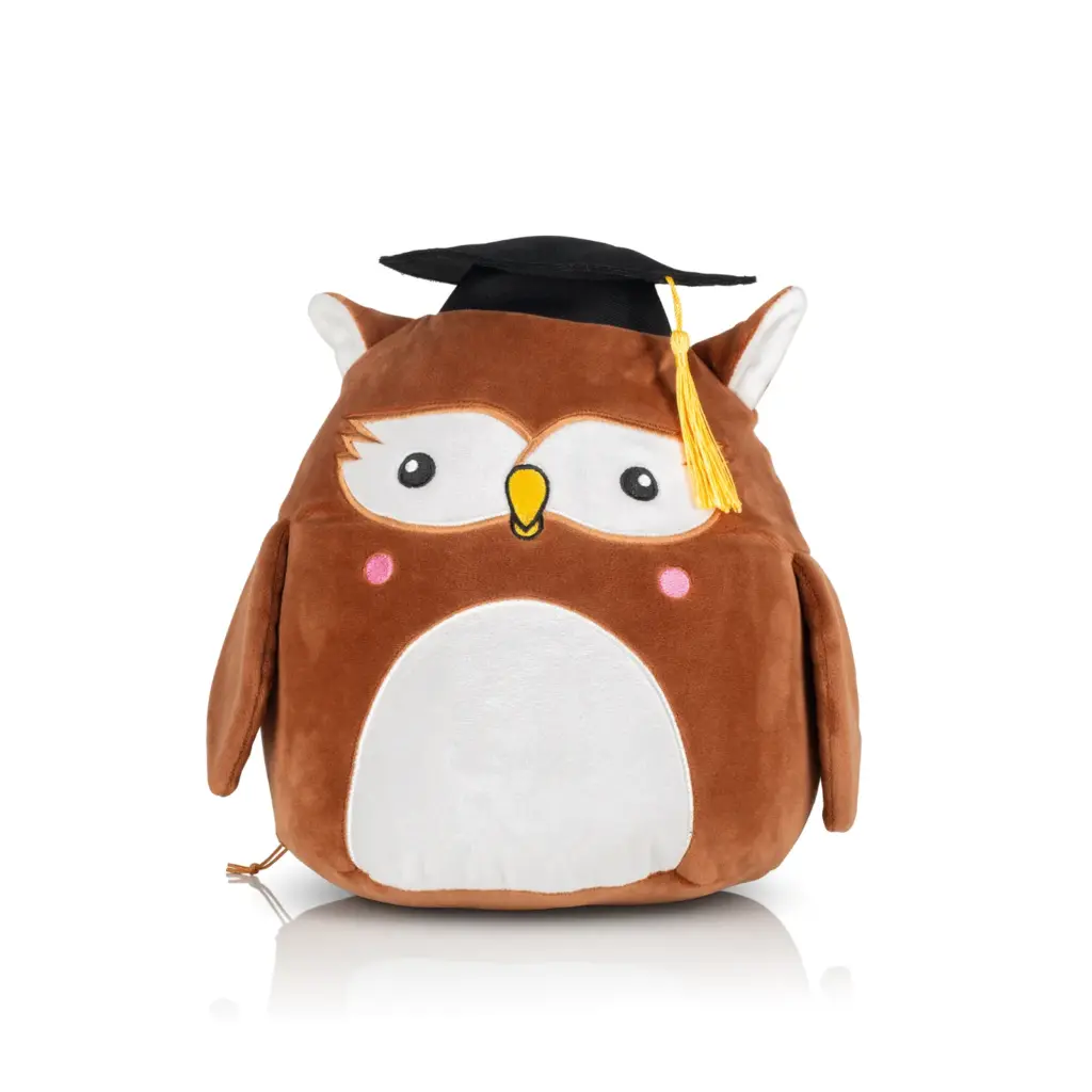 Knuffel Squidgy's, wise owl — productfoto 14