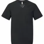 Stretch tuniek met korte mouwen voor heren, black — productfoto 3