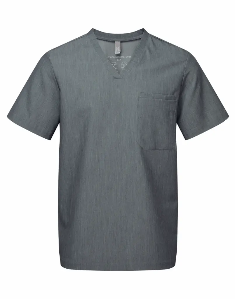 Mens Medical Tunic NN200 Printed Stretch V-neck S-3XL — product photo 9