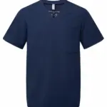 PS_NN200_NAVY - Hidalgo-werbeartikel Stretch tuniek met korte mouwen voor heren, navy — productfoto 7
