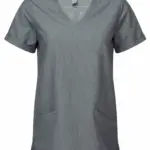 Stretch tuniek met korte mouwen voor dames, dynamo grey — productfoto 7