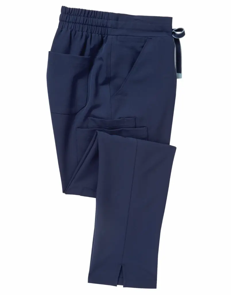 Stretch cargobroek voor dames, navy — productfoto 10