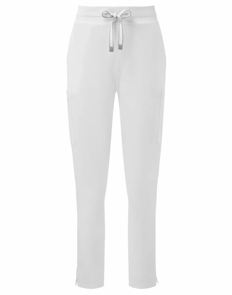 Stretch cargobroek voor dames, vital white — productfoto 11