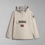 Windbreaker met capuchon RAINFOREST, humus beige — productfoto 3