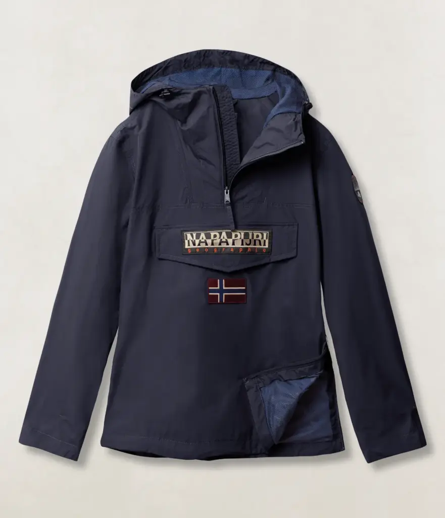Windbreaker met capuchon RAINFOREST, navy — productfoto 4