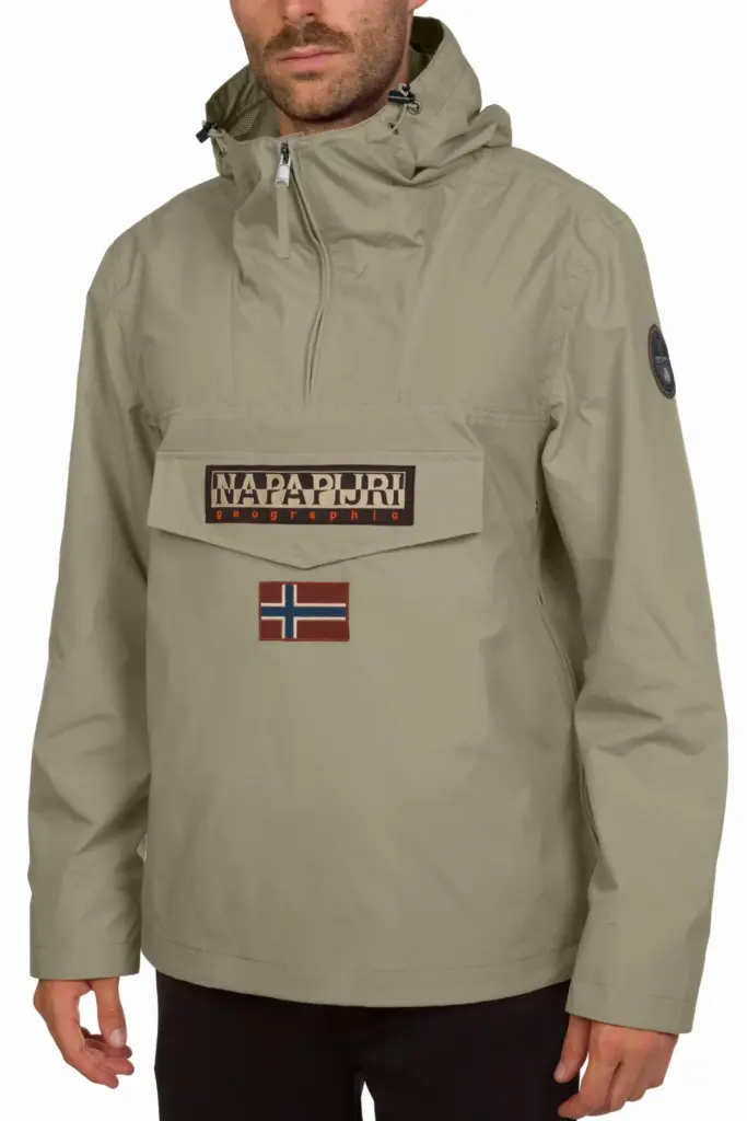 Windbreaker met capuchon RAINFOREST, silver sage — productfoto 5