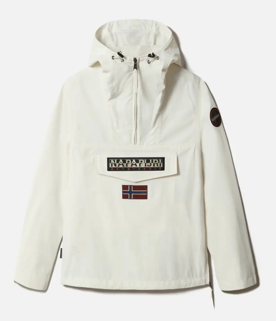 Windbreaker met capuchon RAINFOREST, white whisper — productfoto 6