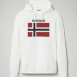 Bellyn H sweater met capuchon, bright white