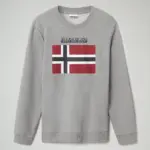 Bellyn C sweater ronde hals, medium grey melange — productfoto 4
