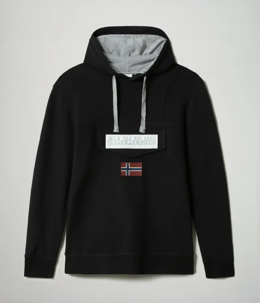 Burgee SUM 3 sweater met capuchon, black