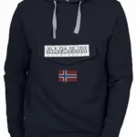 Burgee SUM 3 sweater met capuchon, blu marine — productfoto 2