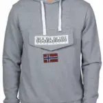 Burgee SUM 3 sweater met capuchon, medium grey melange — productfoto 5