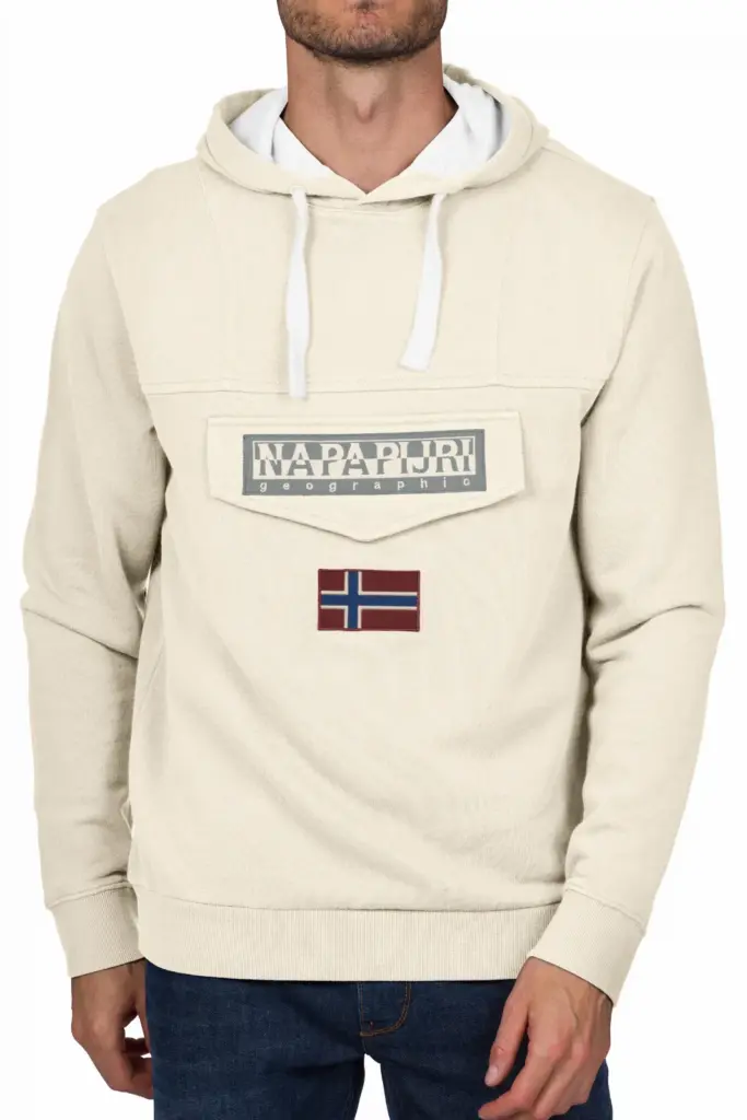 Burgee SUM 3 sweater met capuchon, new milk — productfoto 6