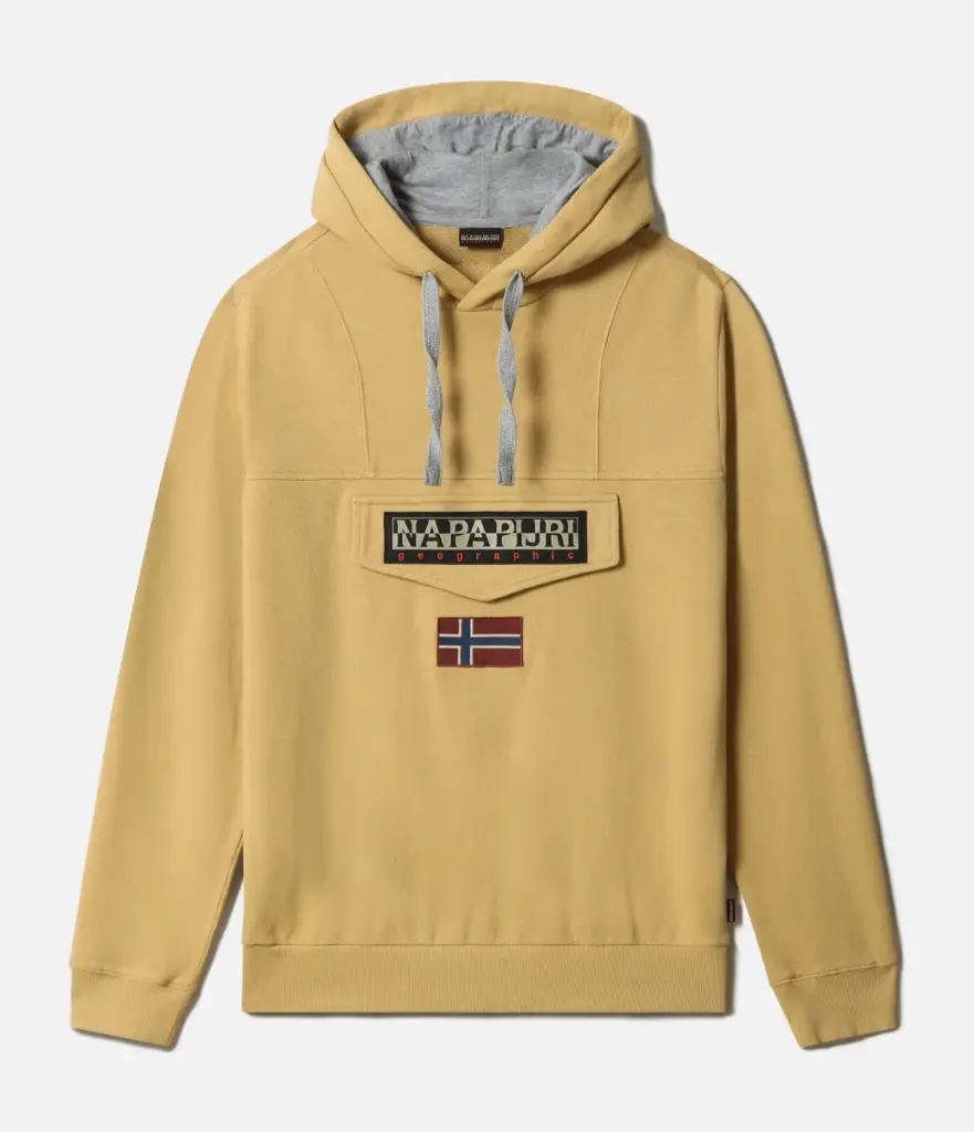 Burgee SUM 3 sweater met capuchon, sand prairie — productfoto 7