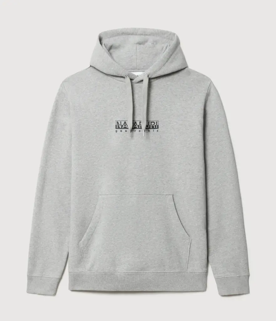 Sweater met capuchon B-Box, medium grey melange — productfoto 3