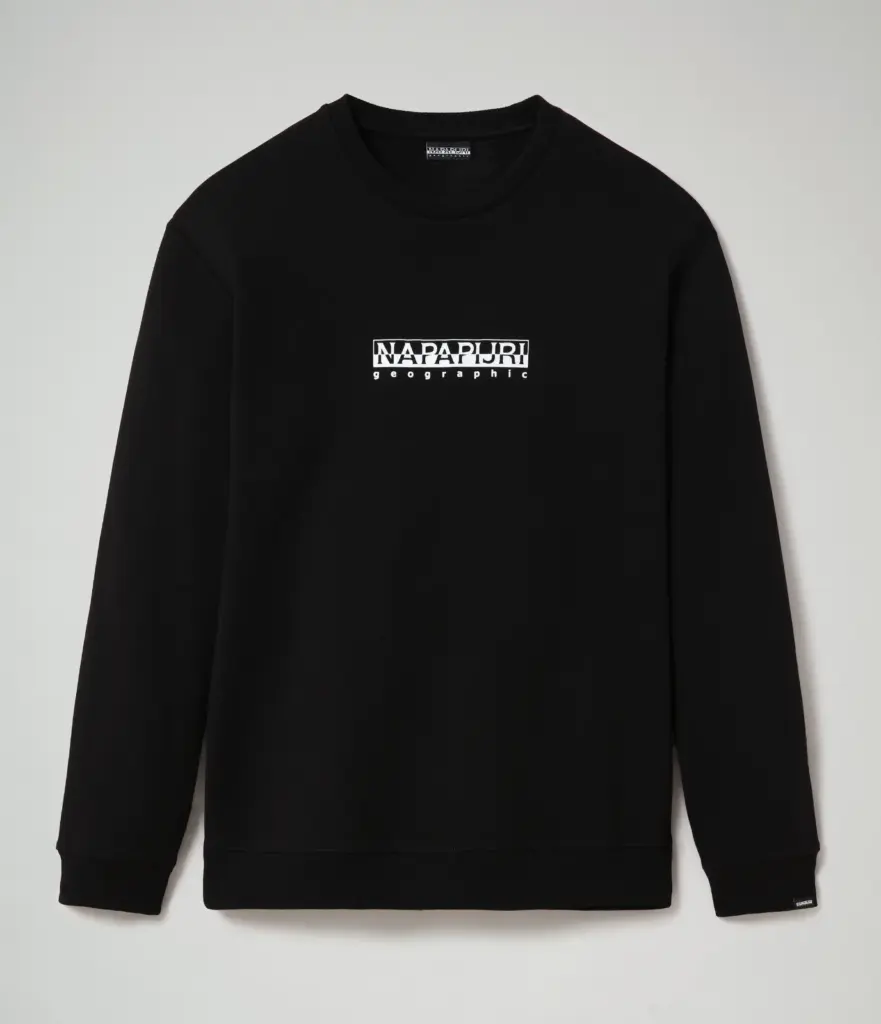 Sweater ronde hals B-Box, black