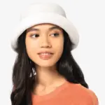 Ecologische uniseks bucket hat in badstof
