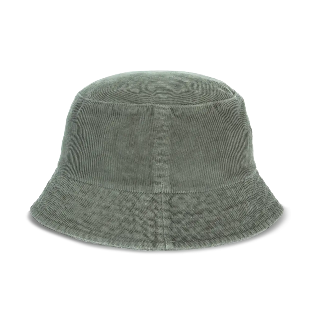 PS_NS019-S_ORGANICKHAKI - Hidalgo-werbeartikel Ecologische uniseks ribfluwelen hoed, organic khaki — productfoto 8