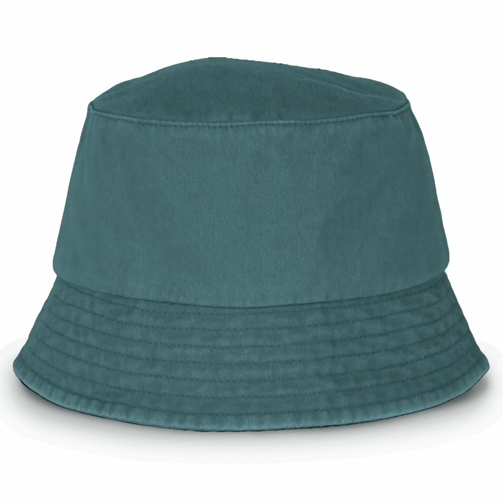 PS_NS020_WASHEDAMAZONGREEN - Hidalgo Ecologische verwassen uniseks bob, washed amazon green — productfoto 6