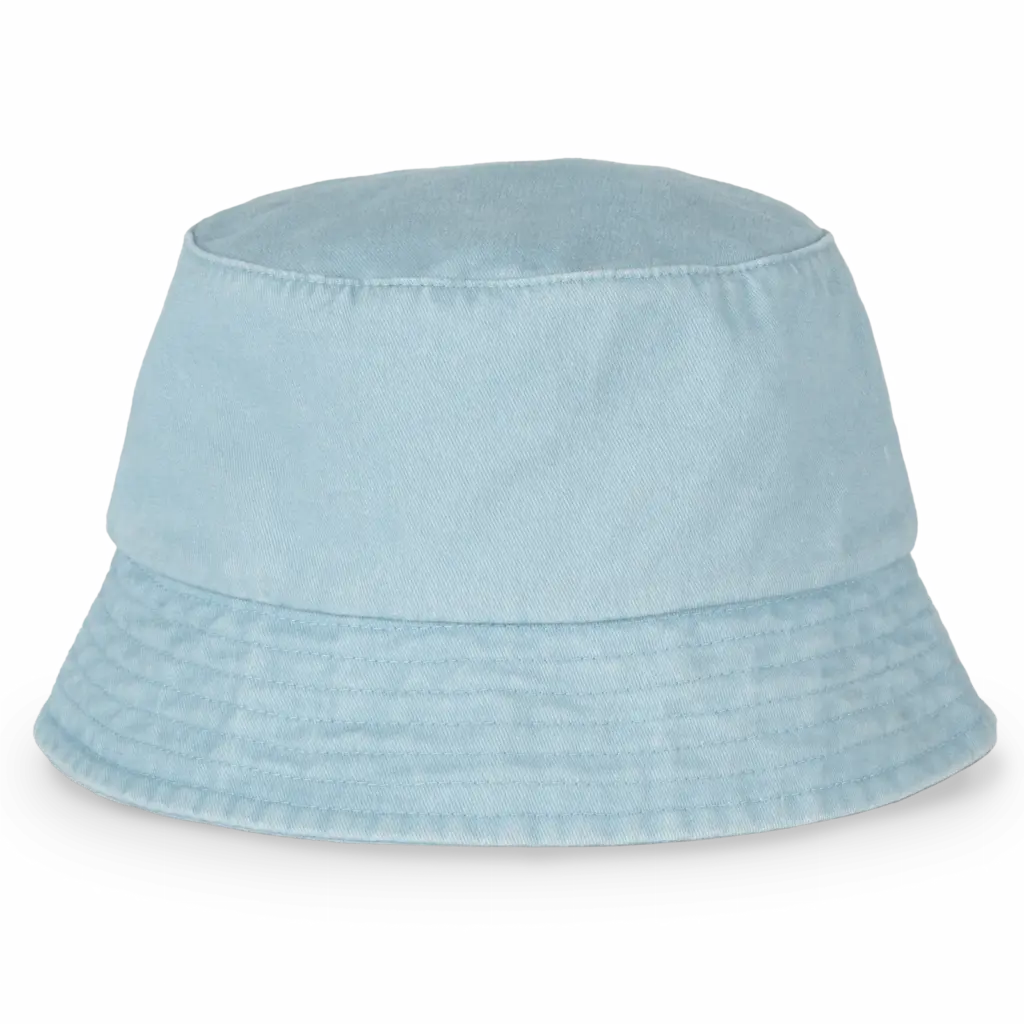 PS_NS020_WASHEDAQUAMARINE - Hidalgo Ecologische verwassen uniseks bob, washed aquamarine — productfoto 7