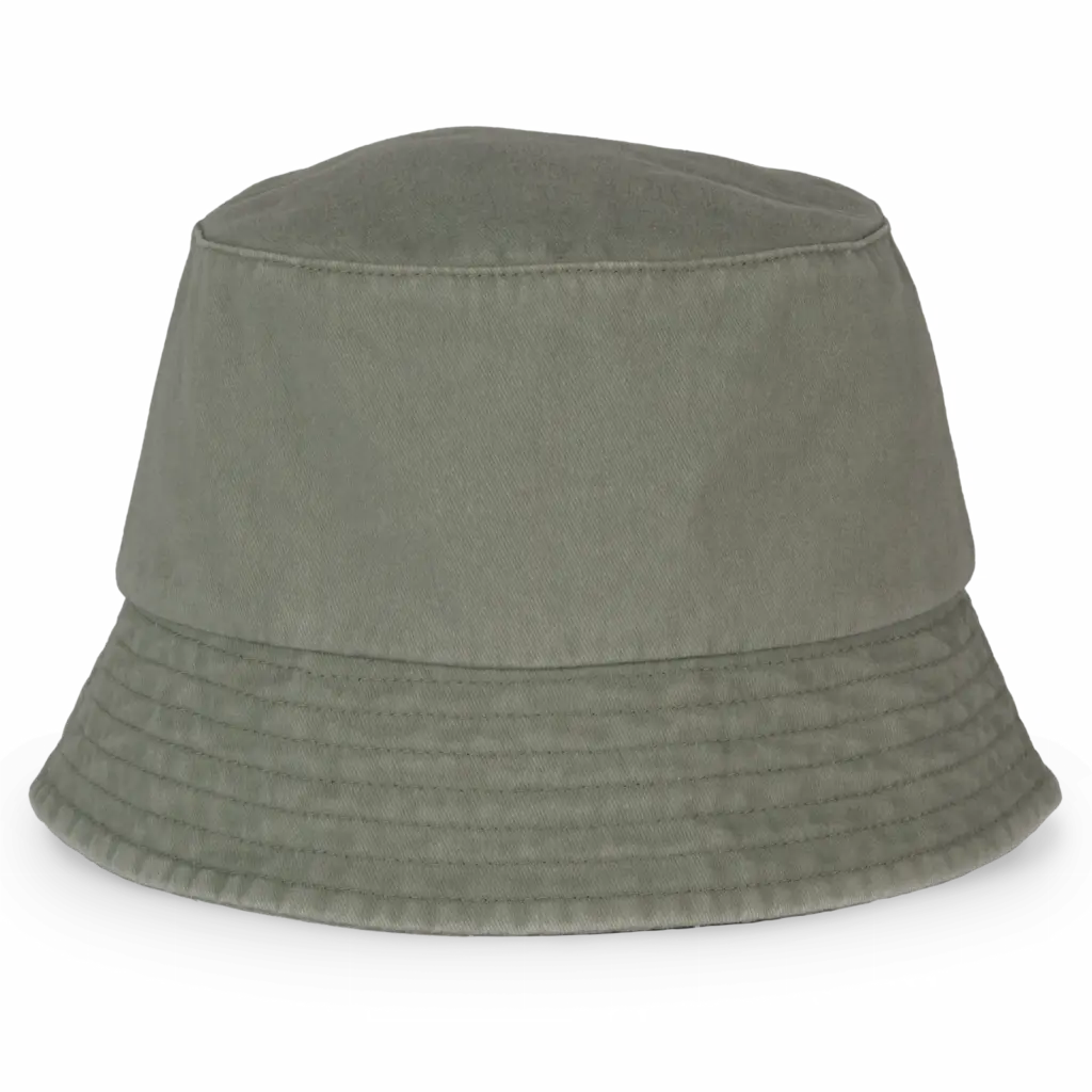 PS_NS020_WASHEDORGANICKHAKI - Hidalgo Ecologische verwassen uniseks bob, washed organic khaki — productfoto 13