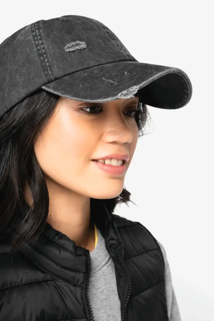 Ecologische uniseks pet met verwassen look — productfoto 2
